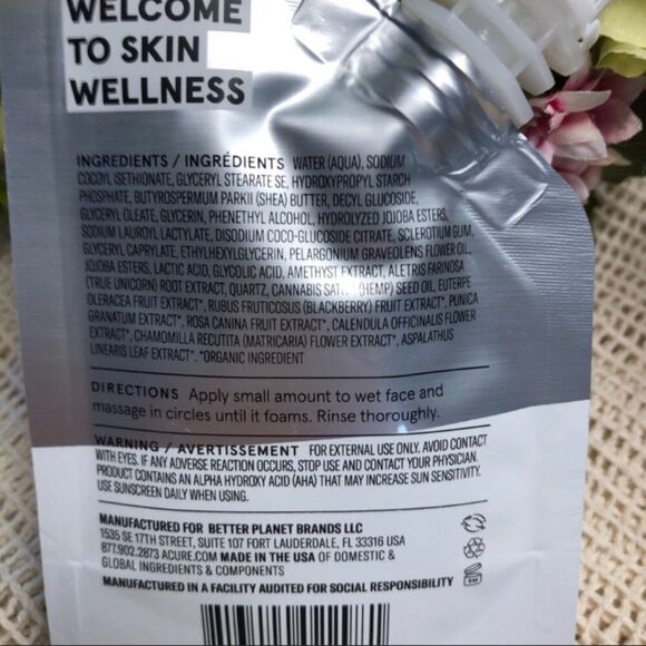 Anti-age bundle  VICHY peptide-C moisturizer, ACURE Glycolic Cleanser, face mask - Picture 2 of 6